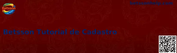 Cadastro Betsson Oficial