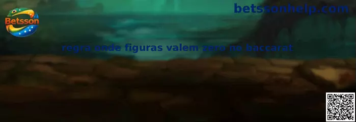 Regra onde figuras valem zero no baccarat