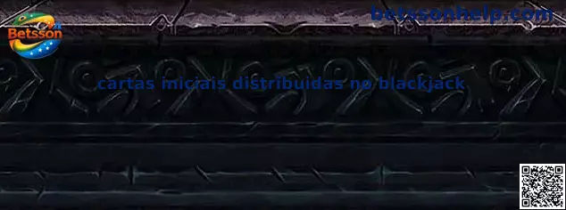 Cartas iniciais distribuídas no blackjack
