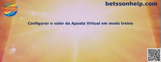 Configurar o valor da Aposta Virtual em modo treino