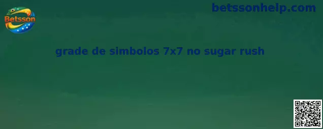 Grade de simbolos 7x7 no Sugar Rush