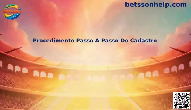 Ilustração do procedimento passo a passo do cadastro Betsson