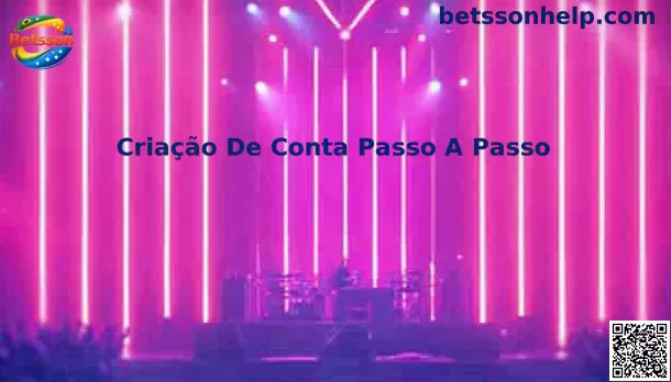 Guia visual das etapas de criação de conta Betsson